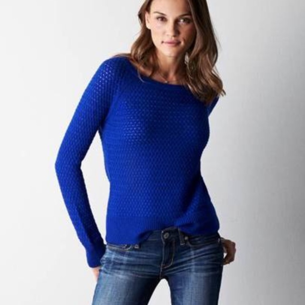 American Eagle Waffle-knit Sweater
